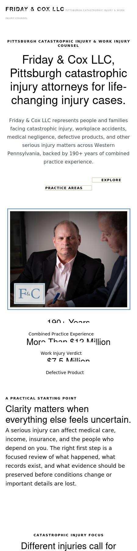 Friday & Cox LLC - Erie PA Lawyers