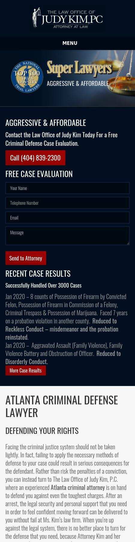 Judy Kim Law Office PC - Atlanta GA Lawyers