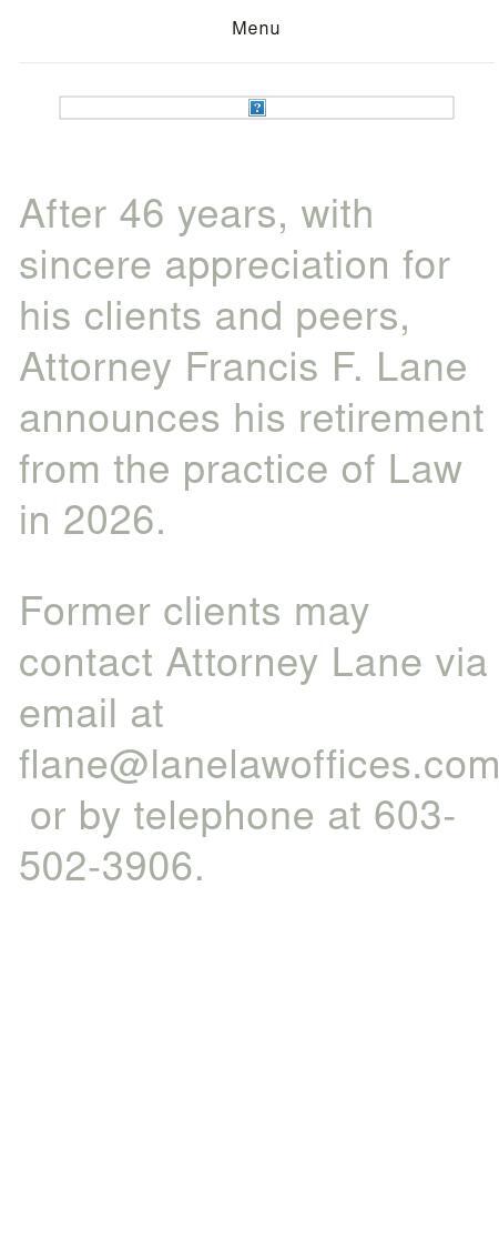 Lane Law Offices, PLLC - Exeter NH Lawyers