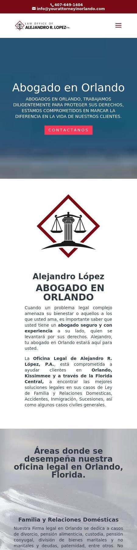 Law Office of Alejandro R. Lopez, P.A. - Orlando FL Lawyers