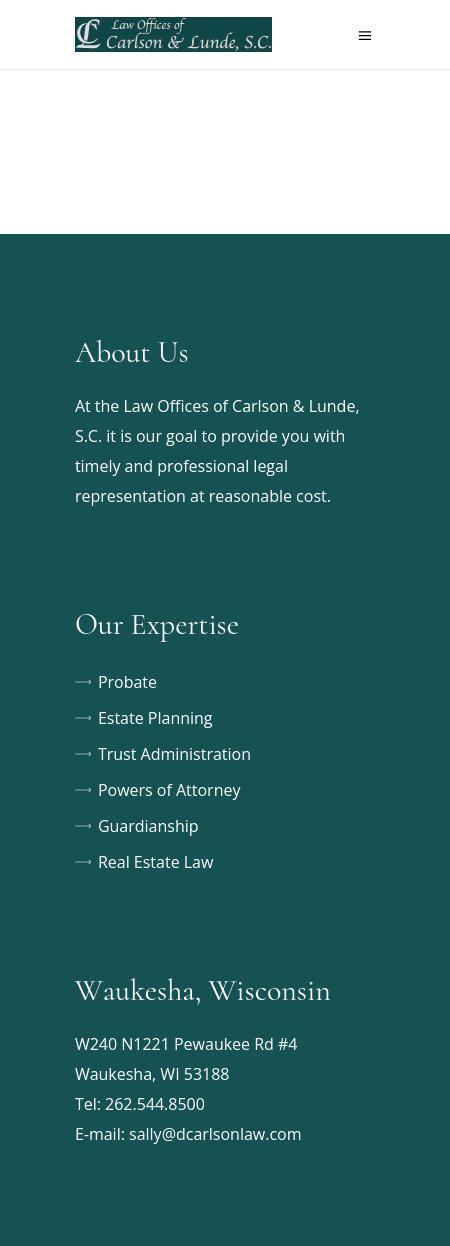 Law Offices of David J. Carlson S.C. - Waukesha WI Lawyers