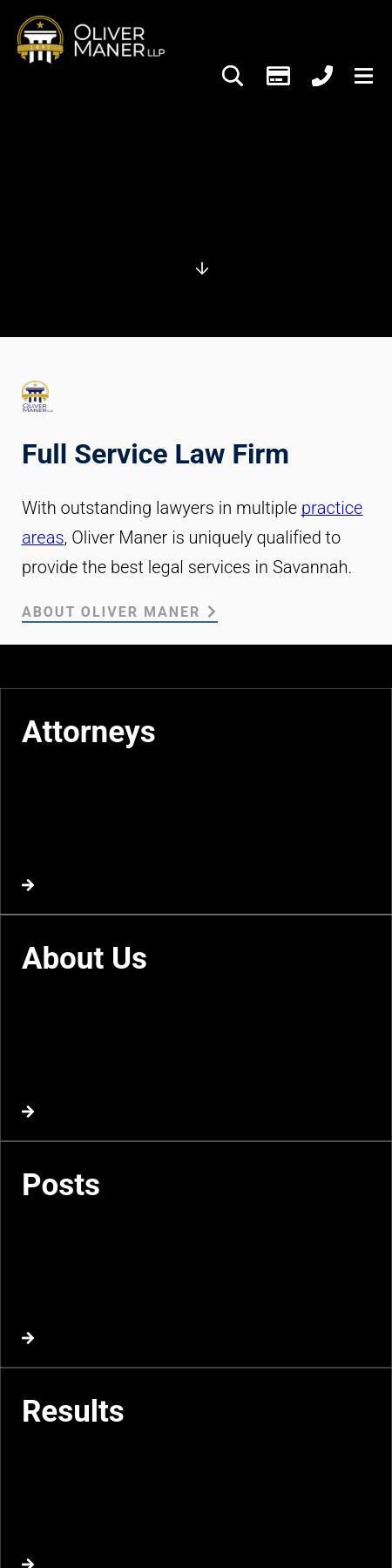 Oliver Maner LLP - Savannah GA Lawyers