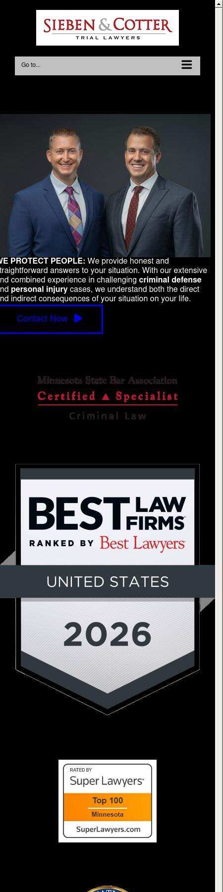 Sieben & Cotter PLLC - South Saint Paul MN Lawyers