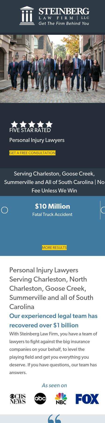 Steinberg Law Firm, LLP - Charleston SC Lawyers