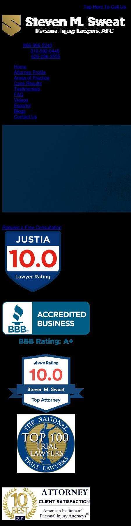 Steven M. Sweat, APC - Ontario CA Lawyers