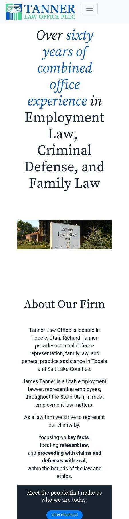 Tanner Law Office PLLC - Tooele UT Lawyers