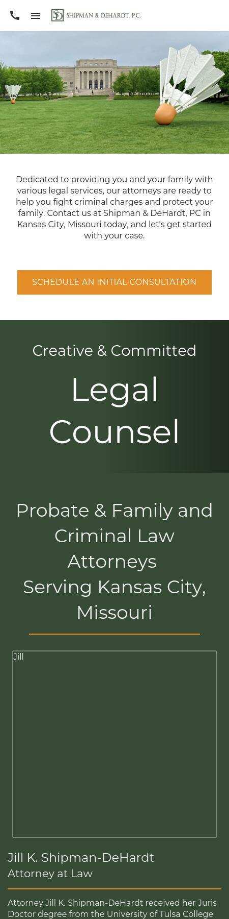 The Jill K. Shipman-Dehardt Law Firm PC - Lees Summit MO Lawyers