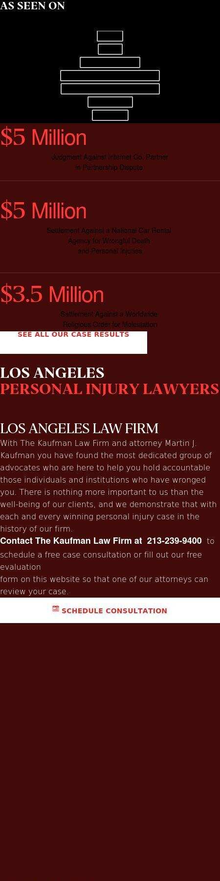 The Kaufman Law Firm, APC - Los Angeles CA Lawyers