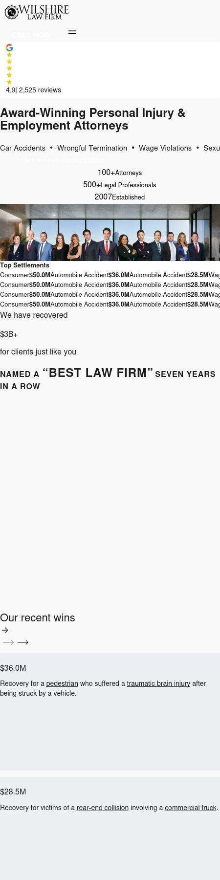 Wilshire Law Firm - Modesto CA Lawyers