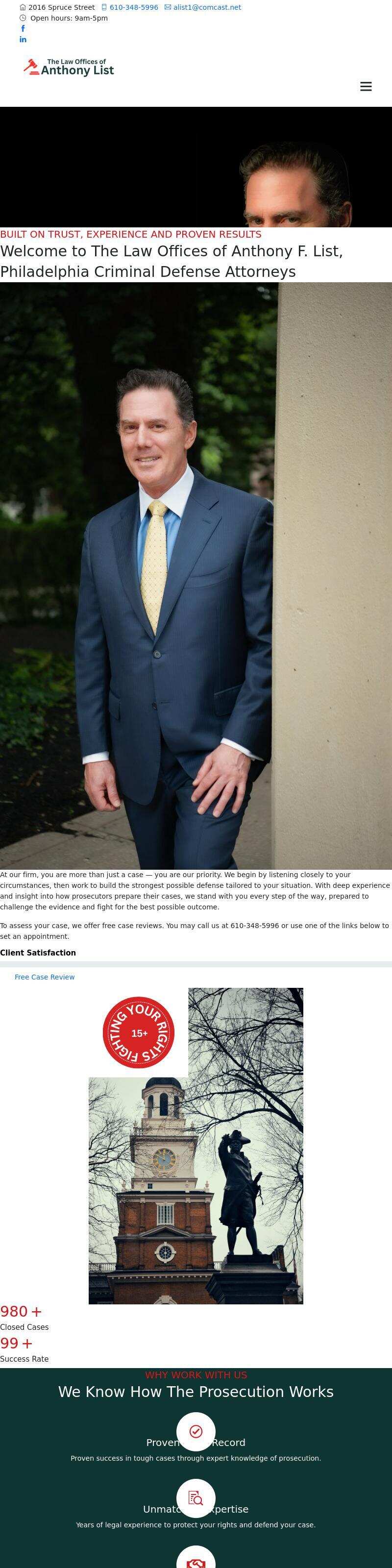 Anthony F. List - Media PA Lawyers
