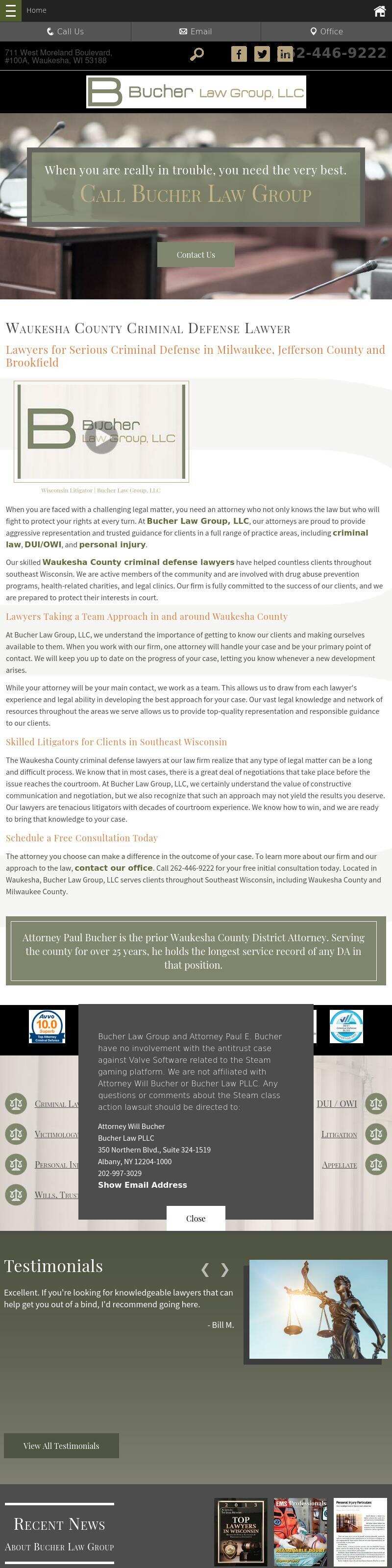 Bucher Law Group LLC - Delafield WI Lawyers