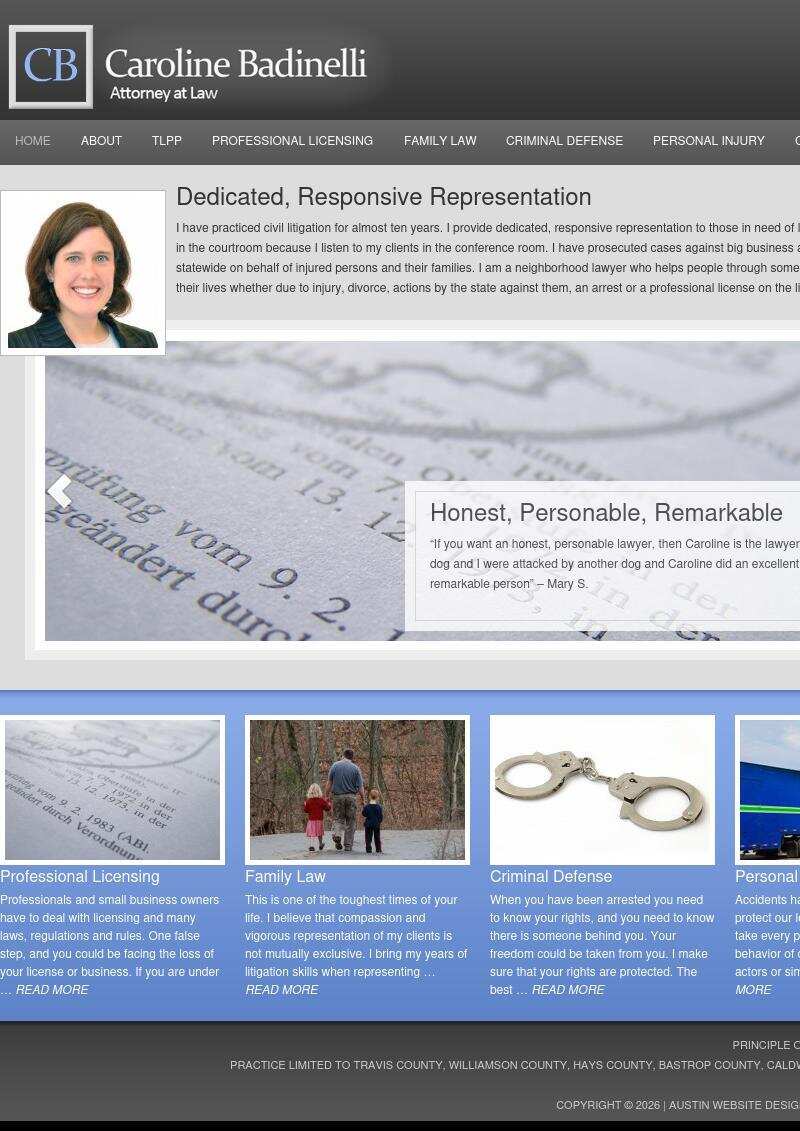 Caroline Badinelli - Austin TX Lawyers