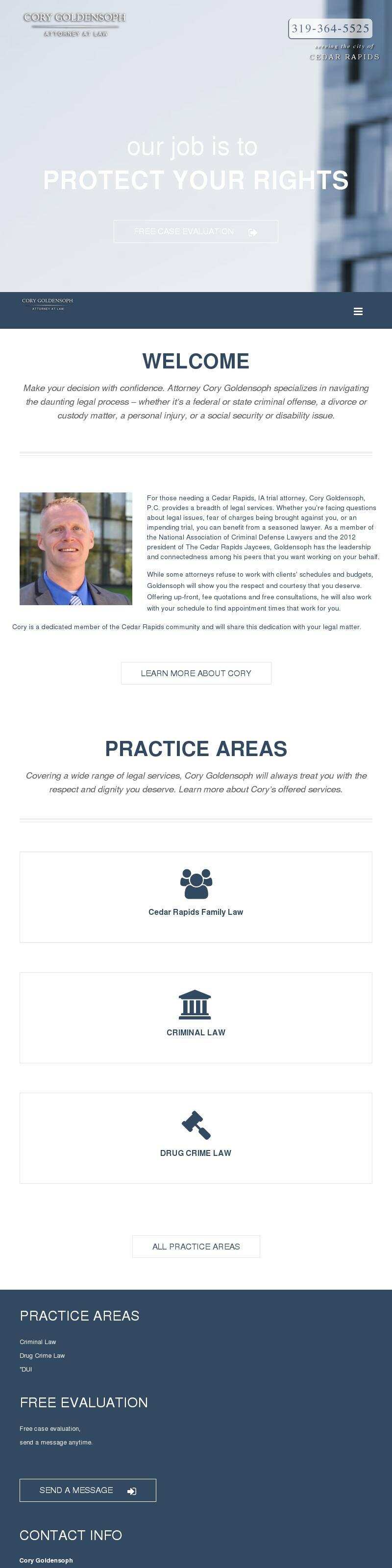 Cory Goldensoph. P.C. - Cedar Rapids IA Lawyers