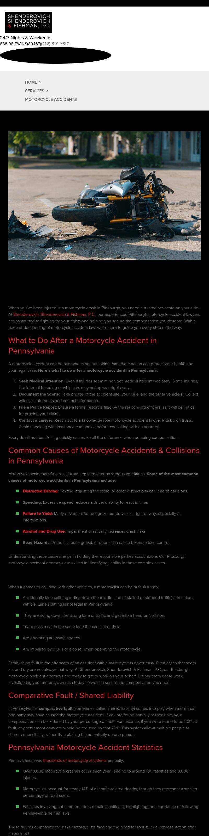 Shenderovich, Shenderovich & Fishman - Pittsburgh PA Lawyers