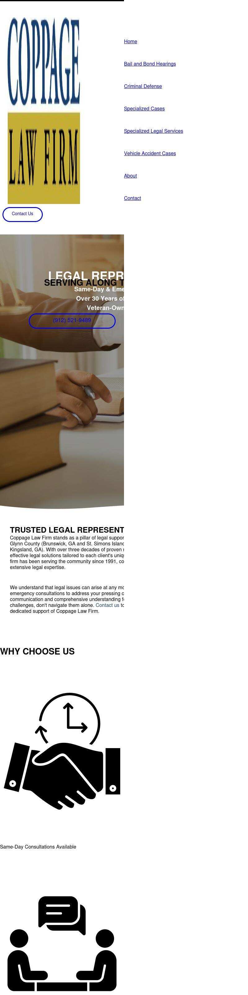 James R. Coppage Attorney at Law - Brunswick GA Lawyers