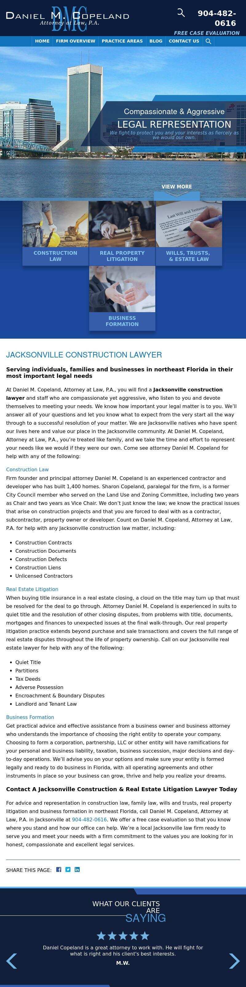 Law Office of Daniel M. Copeland - Jacksonville FL Lawyers