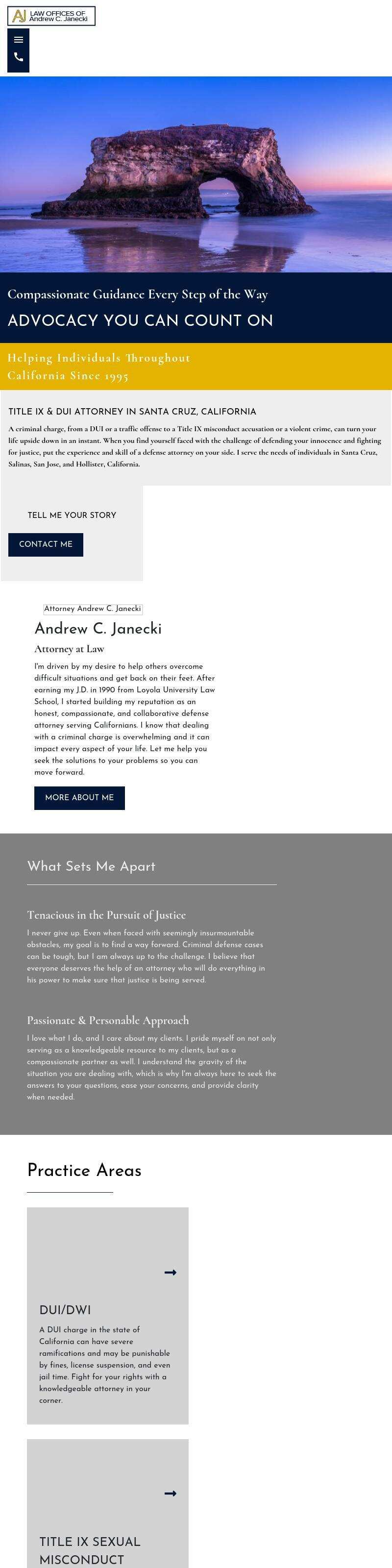 Law Offices of Andrew C. Janecki - Santa Cruz CA Lawyers