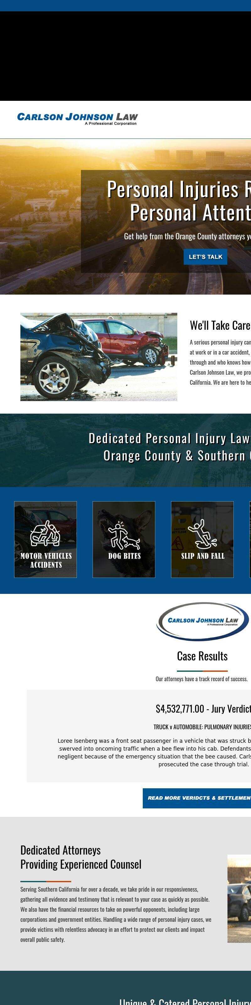 Law Offices of Carlson & Johnson LLP - Orange CA Lawyers