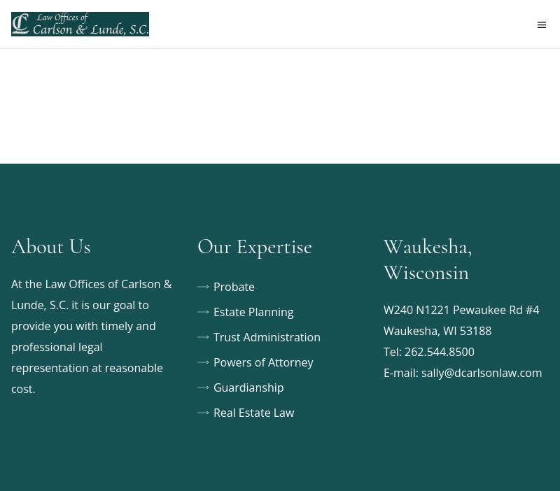 Law Offices of David J. Carlson S.C. - Waukesha WI Lawyers