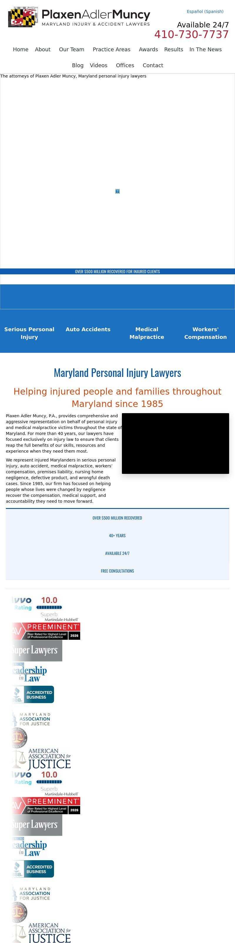Plaxen & Adler PA - Seabrook MD Lawyers