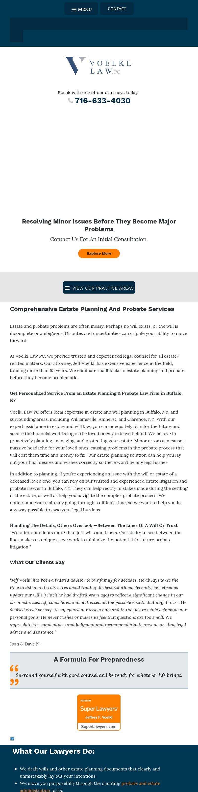 Robshaw & Voelkl, PC - Williamsville NY Lawyers