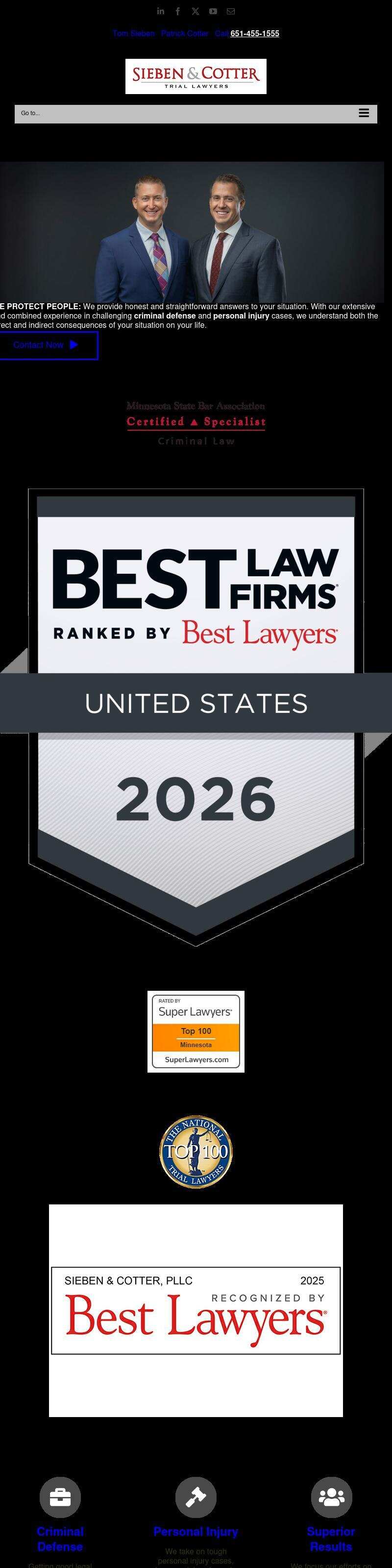 Sieben & Cotter PLLC - South Saint Paul MN Lawyers