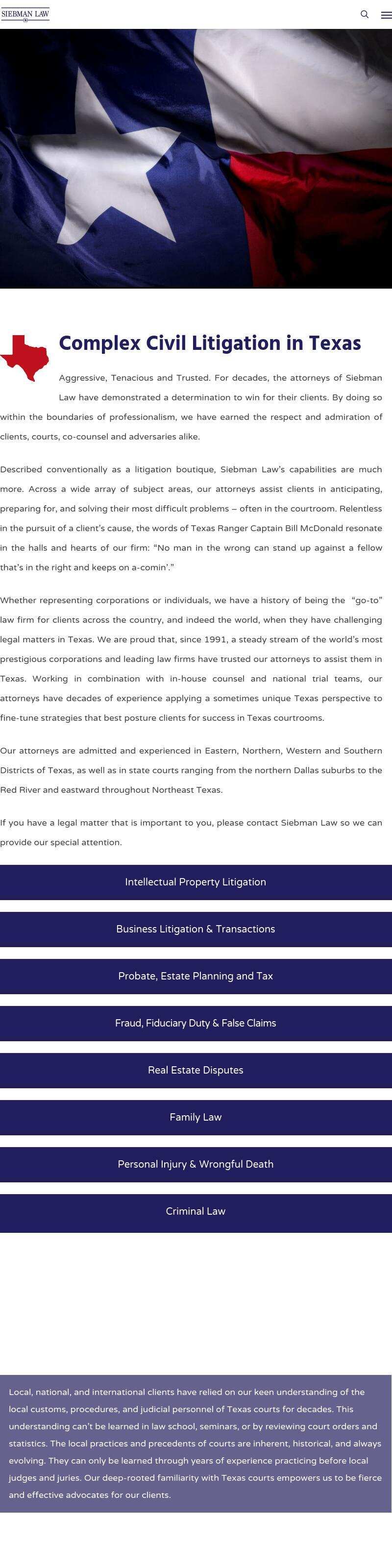 Siebman, Burg, Phillips & Smith, LLP - Marshall TX Lawyers