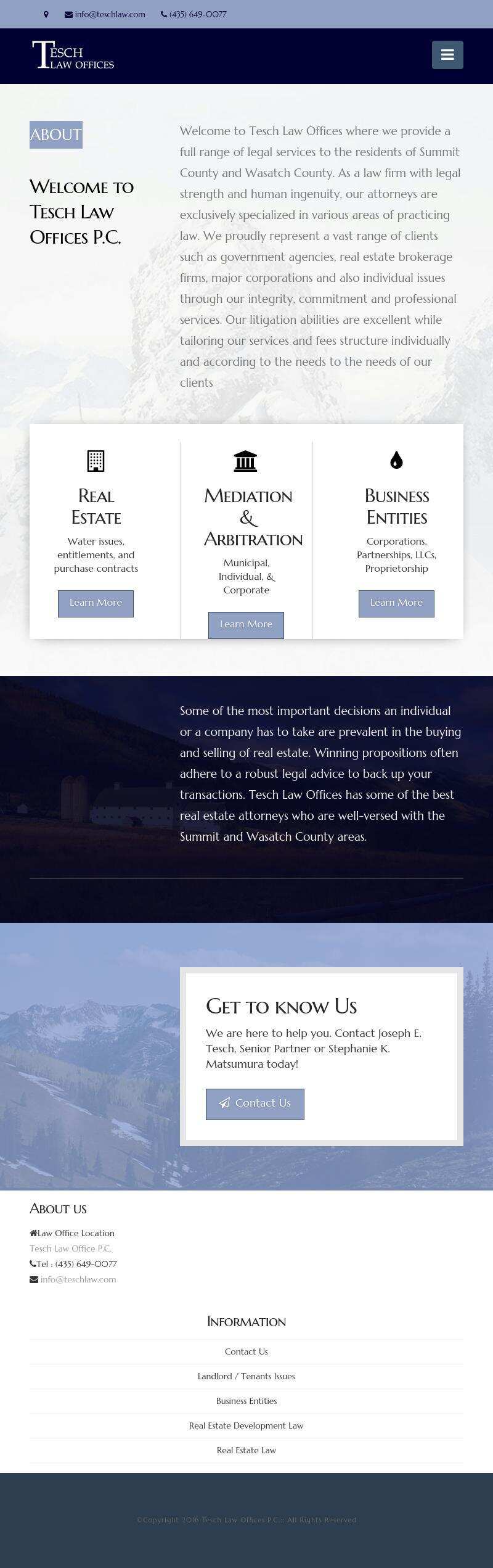 Tesch Law Offices - Park City UT Lawyers