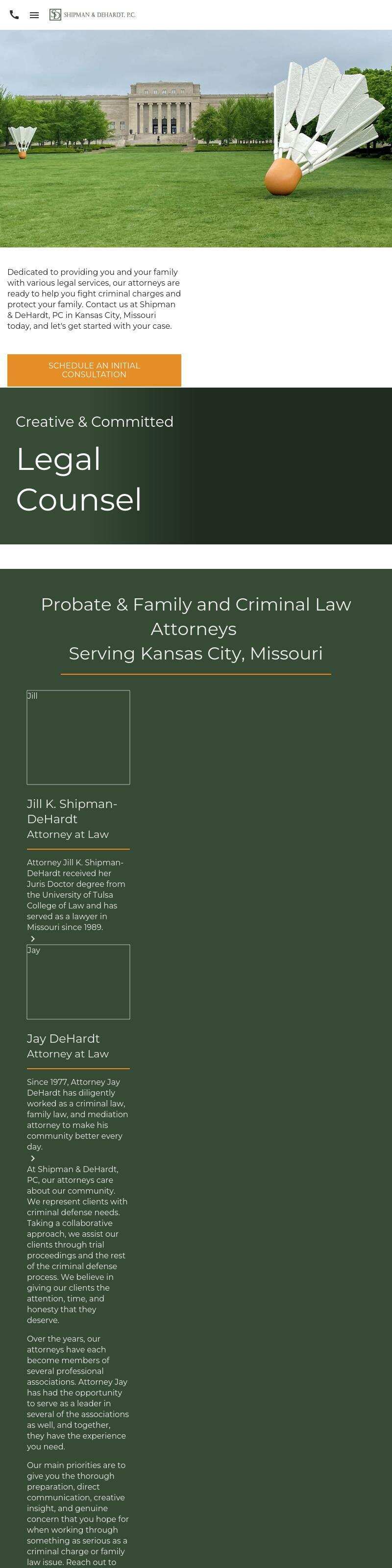 The Jill K. Shipman-Dehardt Law Firm PC - Lees Summit MO Lawyers