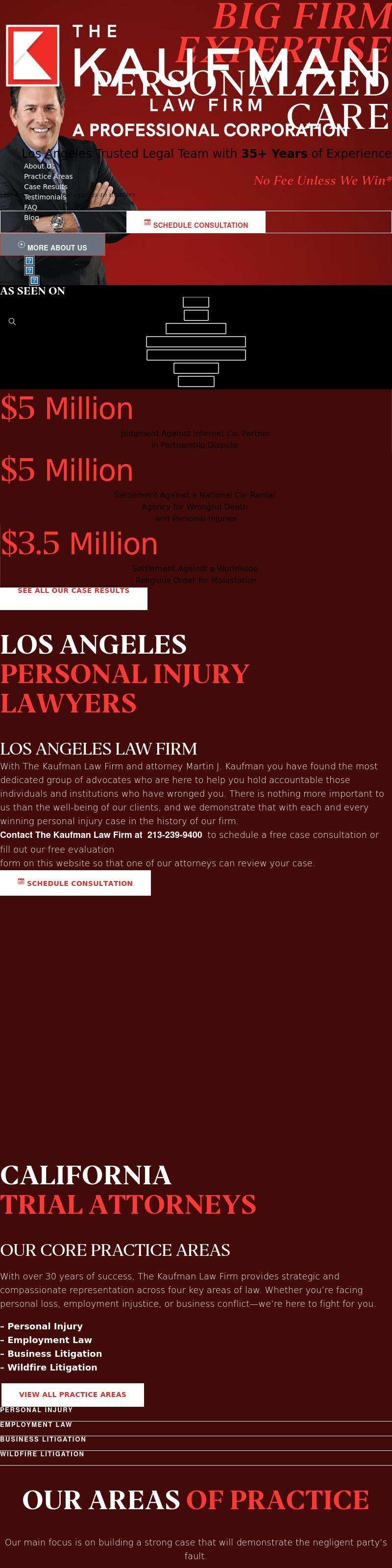 The Kaufman Law Firm, APC - Los Angeles CA Lawyers