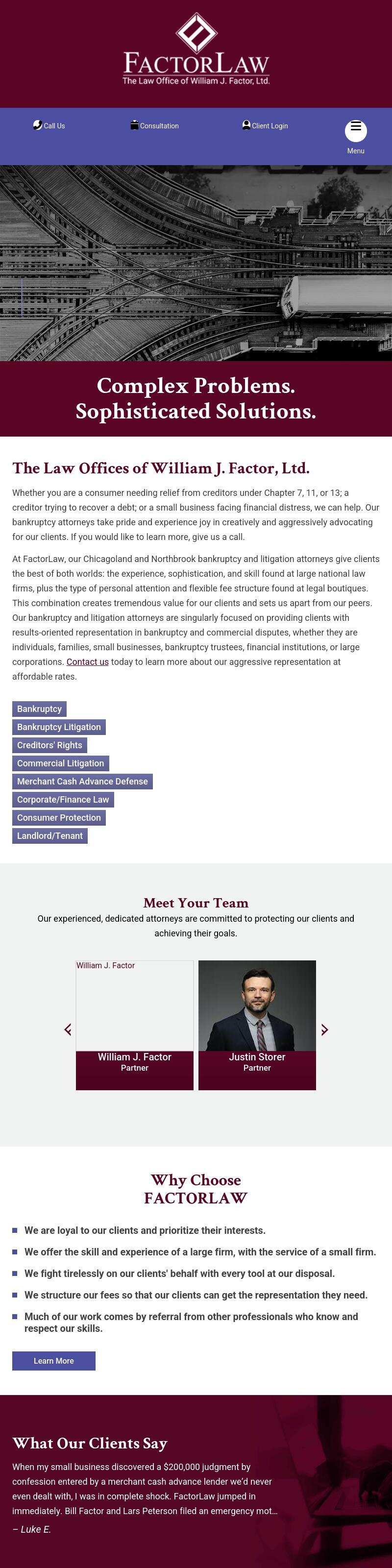 William Factor - Chicago IL Lawyers